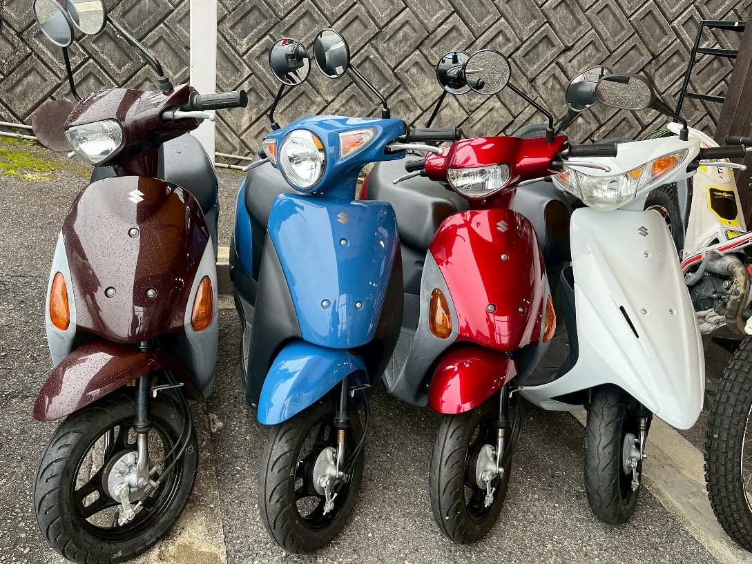 原付中古車数台あります